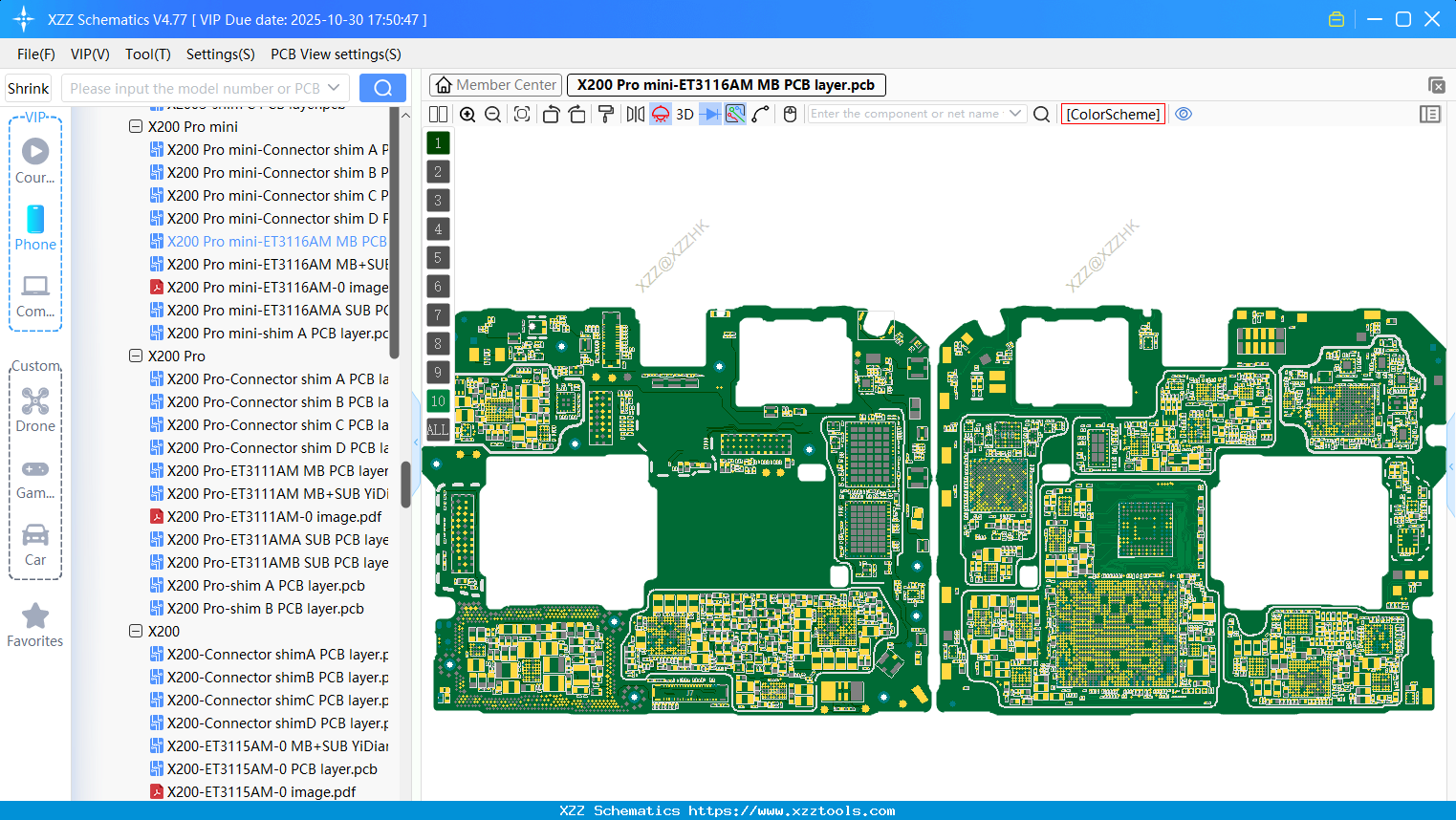 VIVO X200 Pro Mini-ET3116AM MB PCB Layer